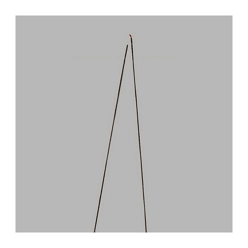 rope for decoration Satin color brown 2 mm
