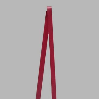 Decoration ribbon of fabric satin color bordeaux red 20 mm
