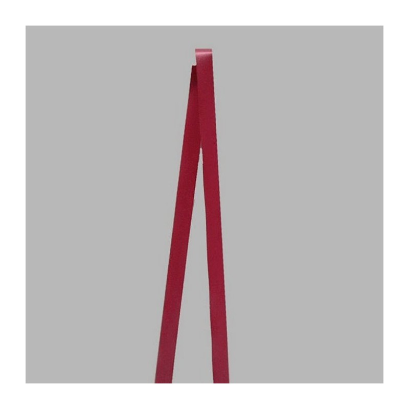 Decoration ruban de tissu satin couleur rouge bordeaux 20 mm