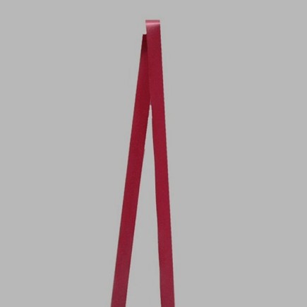 Decoration ribbon of fabric satin color bordeaux red 20 mm