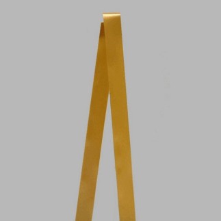 Decoration ruban de satin couleur or largeur 30 mm