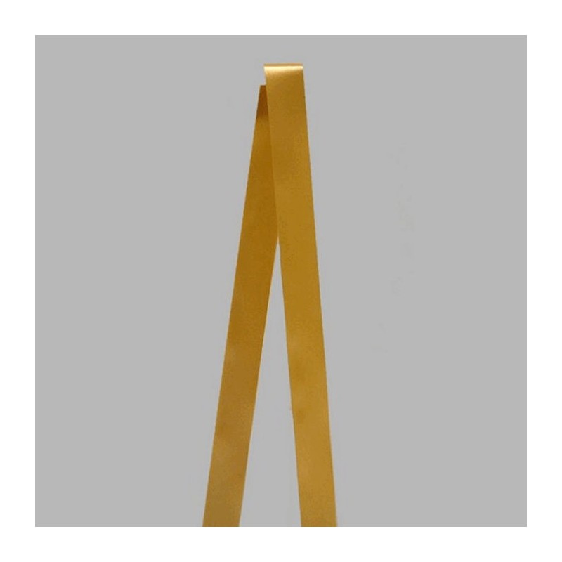 Decortion satin ribbon color gold width 30 mm