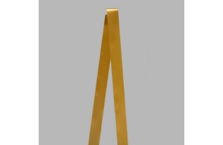 Decoration ruban de satin couleur or largeur 30 mm