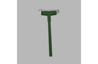 clip de corsage ou gala couleur verte longueur 6 cm 5 pcs