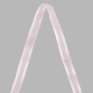 Ruban de décoration tissu satiné  rose 3 mètre x 25 mm