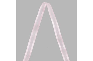Ruban de décoration tissu satiné  rose 3 mètre x 25 mm