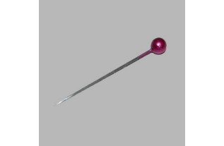Epingles à tête violet-rouge 70 pcs