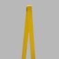 Decoration ruban de satin couleur jaune largeur 20 et 30 mm
