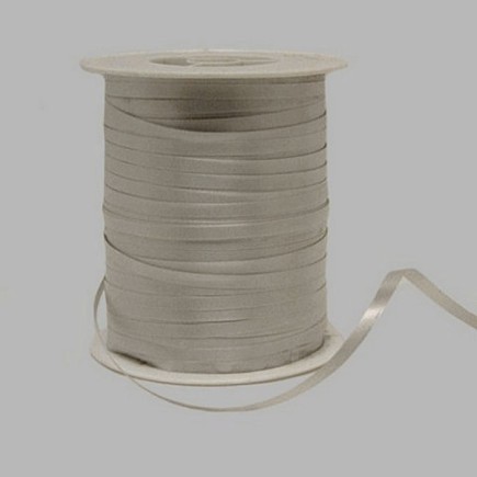 Decoration ribbon of paper silver 5 mm per coil of 500 meter