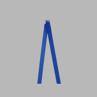 Decoratie lint satijn stof blauw 3 meter x 20 mm