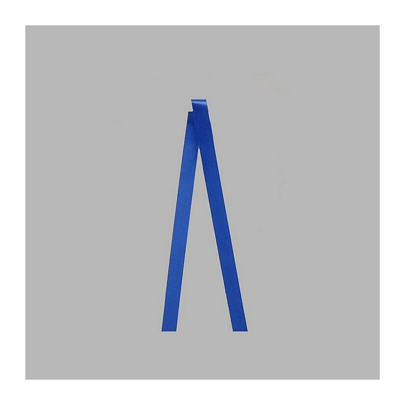 Decoration lint satijn stof blauw 3 meter x 35 mm