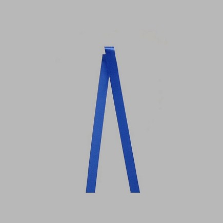 Ruban de décoration tissu satiné bleu 3 mètre x 35 mm