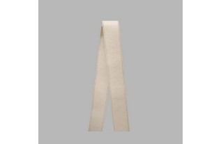 Decoratie lint papier  kleur creme lengte 22 m breedte 50 mm