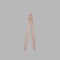 ruban tissu satin couleur rose 3 m de longueur largeur 14 mm