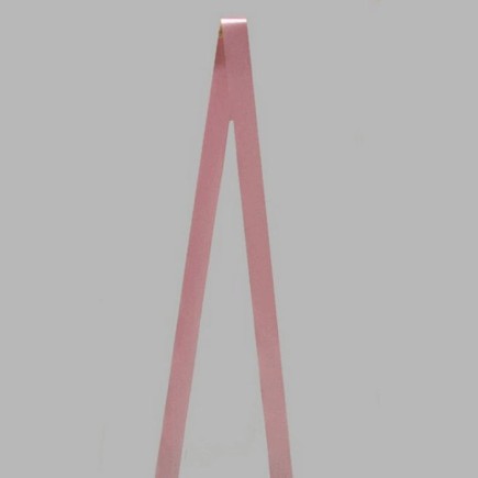 Decoration satin ribbon color baby pink width 20 mm