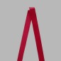 Decoration ribbon satin fabric bordeau red 3 meter x 35 mm