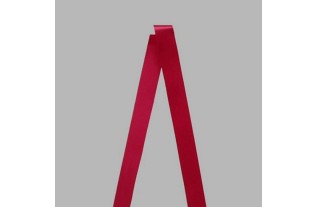 Ruban de décoration tissu satiné bordeau rouge 3 mètre x 35 mm