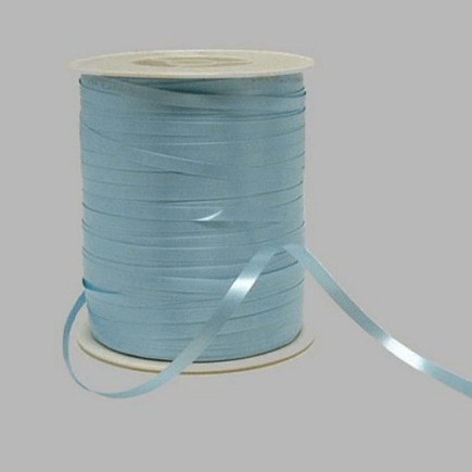 Ruban de décoration papier bleu clair 5 mm par bobine de 500 mètre