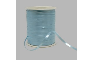 Ruban de décoration papier bleu clair 5 mm par bobine de 500 mètre