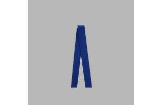 Decoratie lint satijn stof donker blauw 3 meter x 35 mm