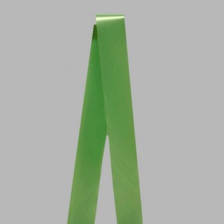 Decoration ruban de fabric satin couleur vert d'herbe largeur 50 mm