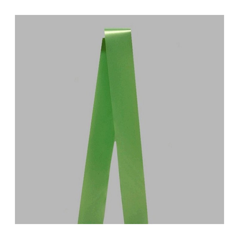 Decoration ruban de fabric satin couleur vert d'herbe largeur 50 mm