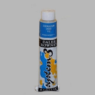 System 3 stencil paint color coeruleum contents 22 ml