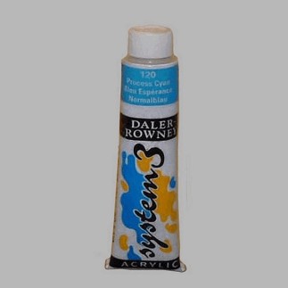 System 3 peinture au pochoir bleu espérance contenu 22 ml