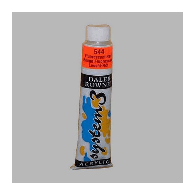 System 3 stencil paint fluorescent red contents 22 ml