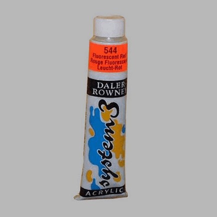 System 3 stencil paint fluorescent red contents 22 ml