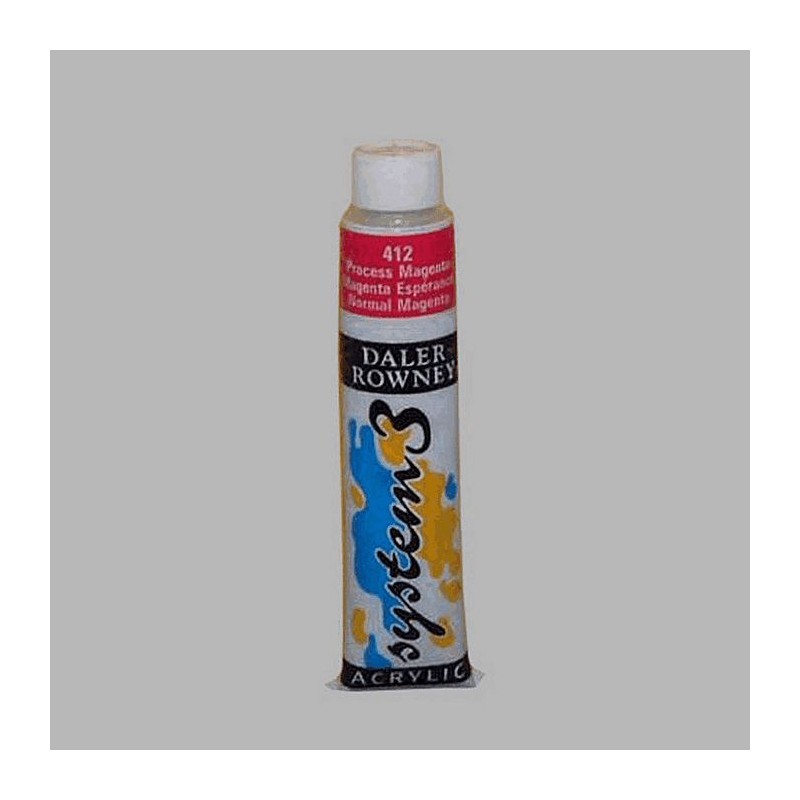 System 3 sjabloneerverf kleur magenta inhoud 22 ml System 3 sjabloneerverf kleur magenta inhoud 22 ml