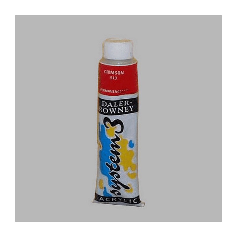 System 3 stencil paint color crimson red contents 22 ml