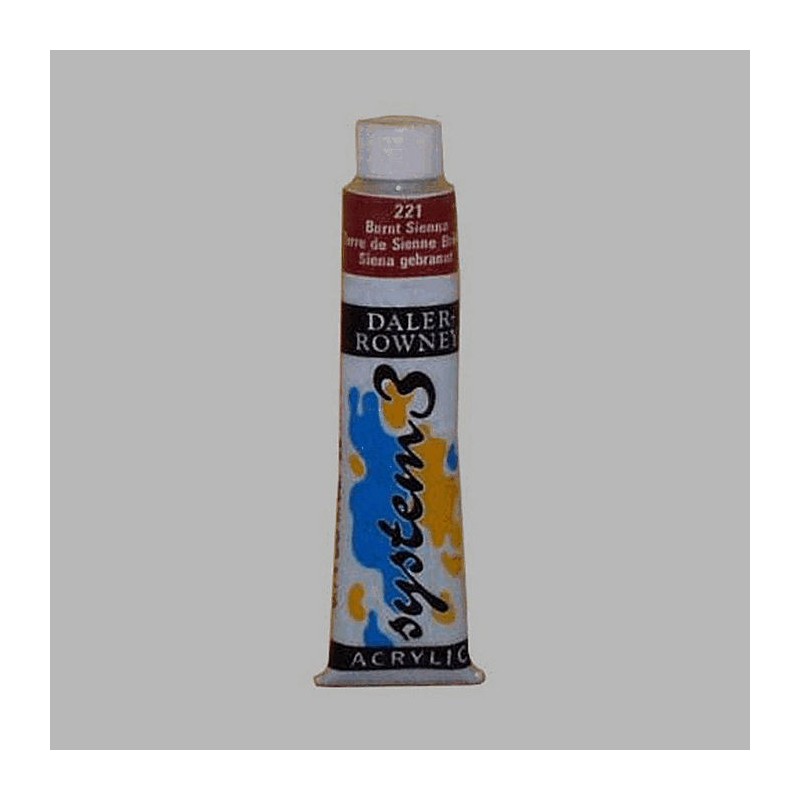 System 3 peinture au pochoir terre Sienne brûlée contenu 22 ml