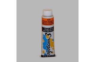 System 3 peinture au pochoir orange de cadmium contenu 22 ml
