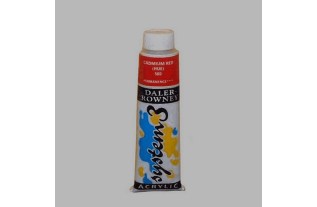 System 3 sjabloneerverf kleur cadmium rood inhoud 22 ml