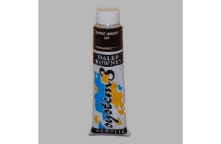 System 3 stencil paint burnt umber contents 22 ml