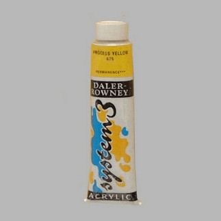 System 3 stencil paint cadmium yellow contents 22 ml