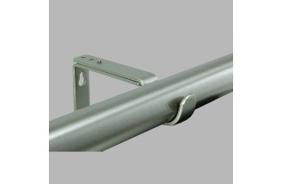 Complete gordijnroede 28 mm Cherbourg aluminium in verschillende lengtes