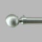 Complete curtain rod 28 mm Cherbourg aluminum in different lengths Complete curtain rod 28 mm Cherbourg aluminum in different lengths