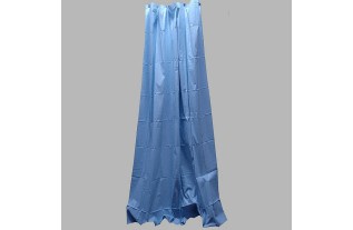 douchegordijn vinyl lichtblauw