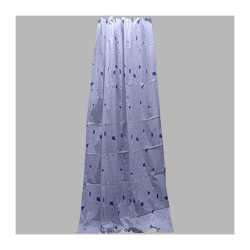 douchegordijn vinyl cracele purper