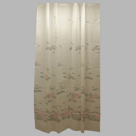 shower curtain fabric waterlily pink 200 x 175 cm