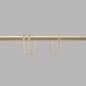 shower curtain rings transparent 60 mm sealskin 12 pieces