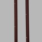 draft seal for window color brown 5 x 105 cm