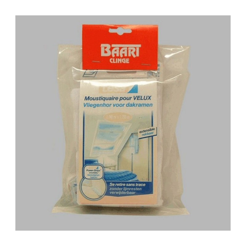 vliegenhor voor dakramen 100 cm x 120 cm wit