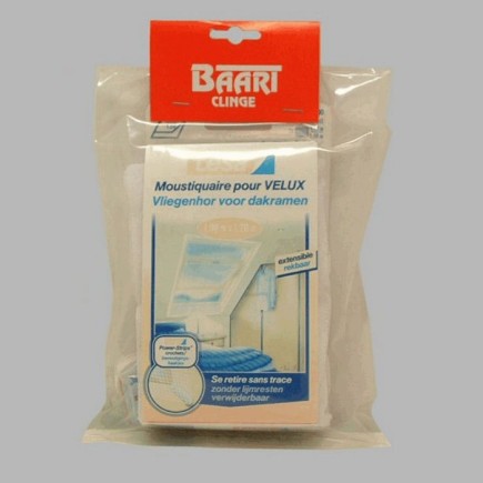 vliegenhor voor dakramen 100 cm x 120 cm wit