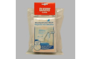 vliegenhor voor dakramen 100 cm x 120 cm wit