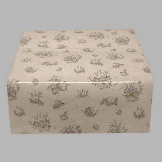 revêtement adhésif fleurs blance et violet