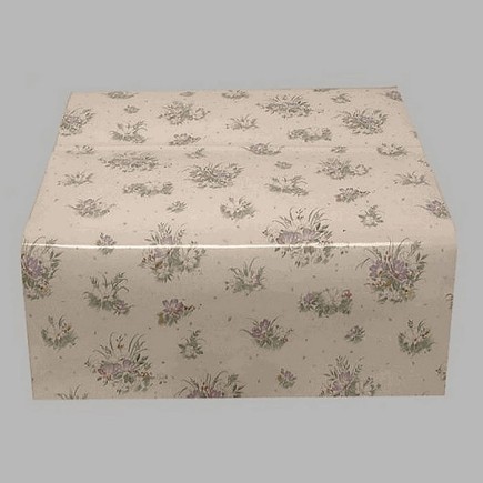 revêtement adhésif fleurs blance et violet