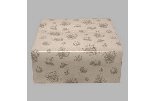self-adhesive foil white and purple flower 45 x 200cm